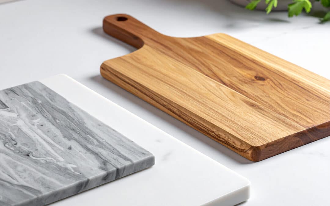 Welche Schneidunterlage ist die beste? Holz, Kunststoff oder Stein im Vergleich